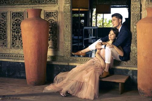 林心如婚礼背景墙,浪漫童话般的梦幻世界